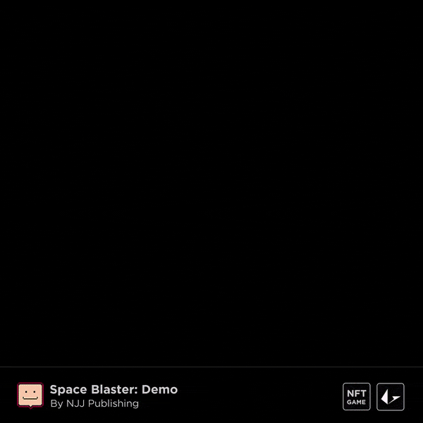 Space Blaster: Demo NFT video game by NJJ Publishing